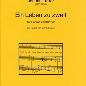 Schnäppchen Ein Leben zu zweit für Sopran und Klavier