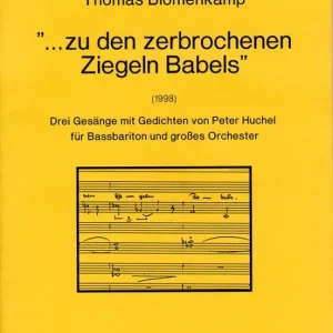 zu den zerbrochenen Ziegeln Babels' (1998) -D Preis Gesenkt