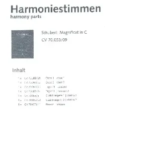 Magnificat C-Dur D486 Sofort Bestellen