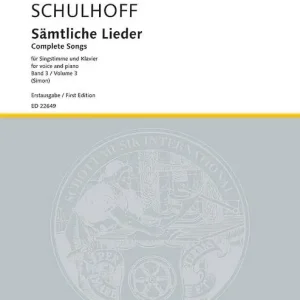 Sämtliche Lieder Band 3 Kostenloser Rückversand