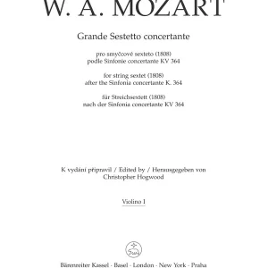 Grande sestetto concertante nach der Sinfonia concertante KV364 Neu
