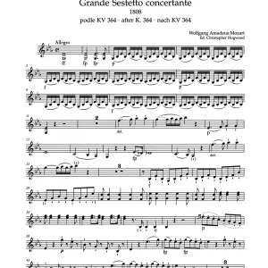 Neue Ware Grande sestetto concertante nach der Sinfonia concertante KV364