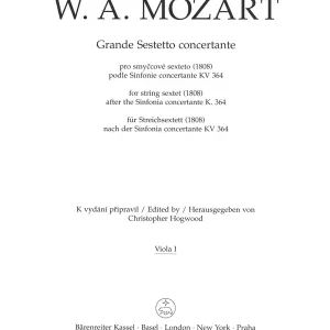 Grande sestetto concertante nach der Sinfonia concertante KV364 Neu Im Sortiment