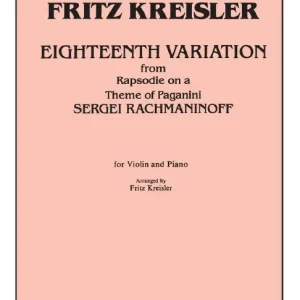 Sofort Bestellen 18. Variation from Rhypsody