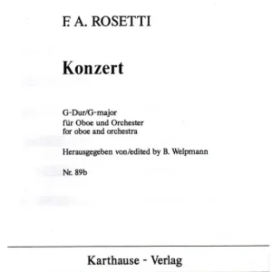 Konzert G-Dur Gratis Versand