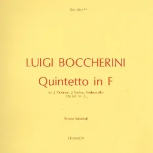 Quintett F-Dur op.60,6 Gratis Versand