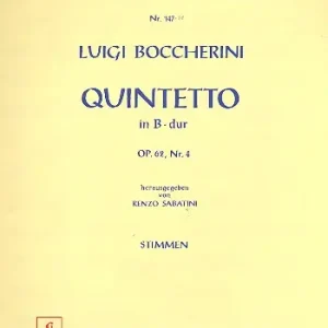 Quintett B-Dur op. 62,4 Geprüft