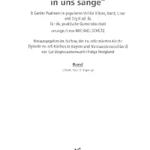 Begrenztes Angebot Als ob Gott selbst in uns sänge