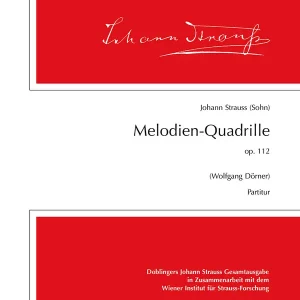 Versand Am Gleichen Tag Melodien-Quadrille op.112 für Orchester