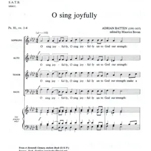 Versand Am Gleichen Tag O sing joyfully