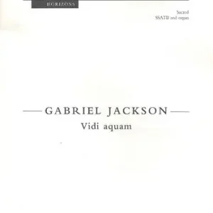 Vidi aquiam for mixed chorus and organ Sale