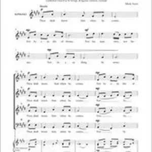 Schnäppchen Thou shalt know him for mixed chorus