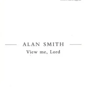 View me Lord for mixed chorus a cappella Nur Heute