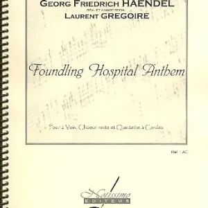 Super-Preis Foundling Hospital Anthem pour solistes,