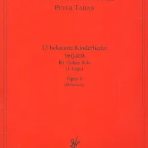 15 bekannte Kinderlieder verjazzt op.6: Angebot