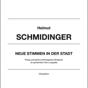 Neue Stimmen in der Stadt Angebot