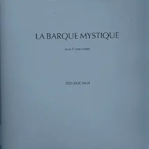 Abverkauf La barque mystique pour flute,