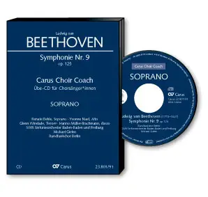 Finale der Sinfonie d-Moll Nr.9 op.125 - Chorstimme Sopran Kracherpreis