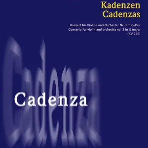 Kadenzen zum Violinkonzert G-Dur KV216 Nr.3 von Mozart Abverkauf