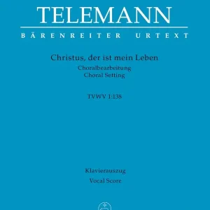 Christus der ist mein Leben TWV1:138 Gratis Versand