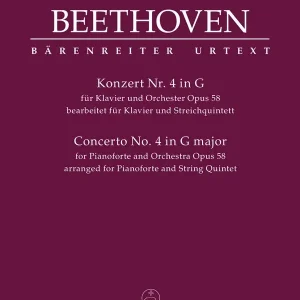 Konzert G-Dur Nr.4 op.58 für Klavier und Orchester Geprüft