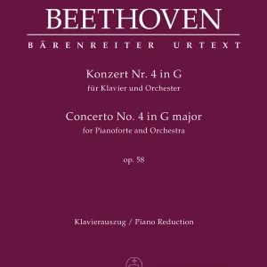 Heißes Angebot Konzert G-Dur Nr.4 op.58 für Klavier und Orchester