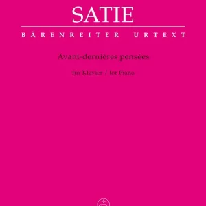 Avant-dernieères pensées Neu