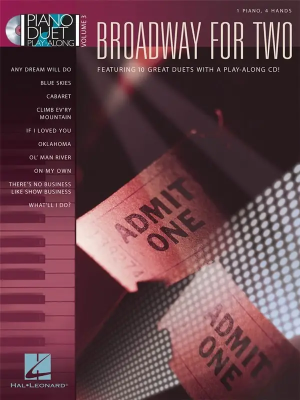 Broadway for two (+CD): piano duet playalong Kracherpreis