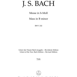 Rabatt Messe h-Moll BWV232 für Soli,