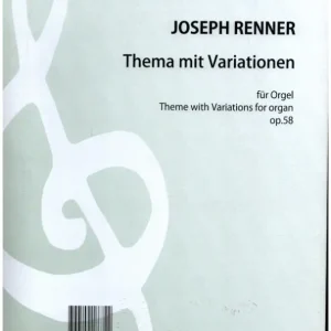 Saisonangebot Thema mit Variationen op.58
