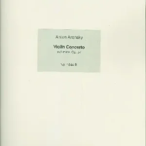 Sale Konzert a-Moll op.54 für Violine und Orchester