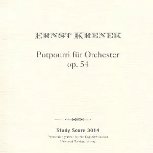 Potpourri op.54 Nur Für Kurze Zeit