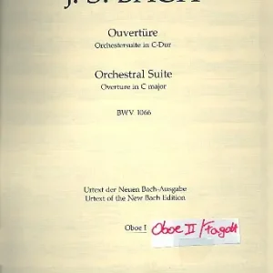 Ouvertüre C-Dur Nr.1 BWV1066 Direktkauf