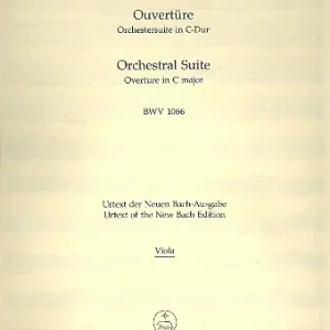 Garantierte Lieferung Ouvertüre C-Dur Nr.1 BWV1066