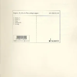 Es ist ein Ros entsprungen Neue Ware