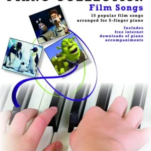 Film Songs: for 5-finger piano (with text) Gratis Versand