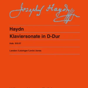 Nur Heute Sonate D-Dur Hob.XVI:37