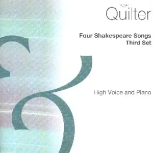 4 Shakespeare Songs op.30 vol.3 Preisreduziert