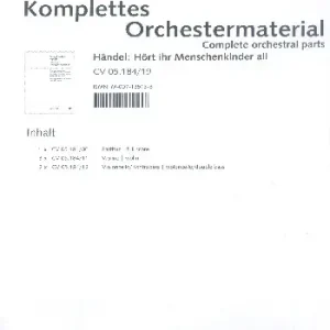 Super-Preis Hört ihr Menschenkinder all