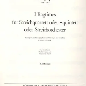 3 Ragtimes Knallerangebot