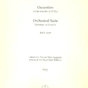 Geprüft Ouvertüre D-Dur Nr.4 BWV1069