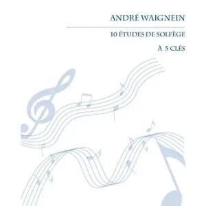 10 Etudes de solfège à 5 clés Gratis Versand