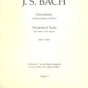 Ouvertüre D-Dur Nr.4 BWV1069 Direktkauf