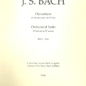 Ouvertüre D-Dur Nr.4 BWV1069 Angebot