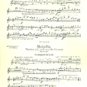 Versand Am Gleichen Tag Wachet auf ruft uns die Stimme op.71,4