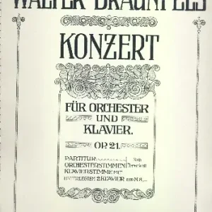 Konzert op.21 für Klavier und Orchester Abverkauf