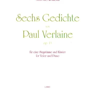 Garantierte Lieferung 6 Gedichte von Paul Verlaine op.13