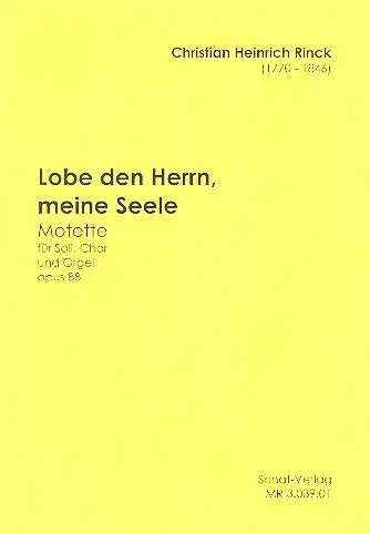 Sonderaktion Lobe den Herrn meine Seele op.88