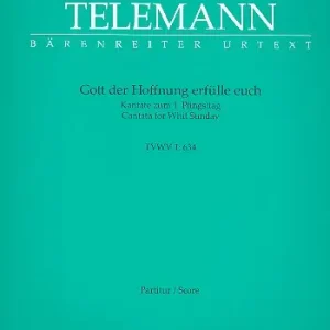 Gott der Hoffnung erfülle euch TWV1:634 Neuheit