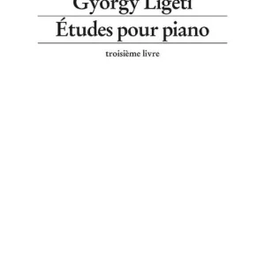 Solange Der Vorrat Reicht Études pour piano Vol. 3